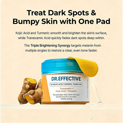 TX-Kojic Acid Turmeric Toner Pads