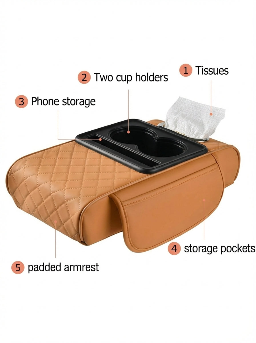 5-in-1 Luxury Car Armrest